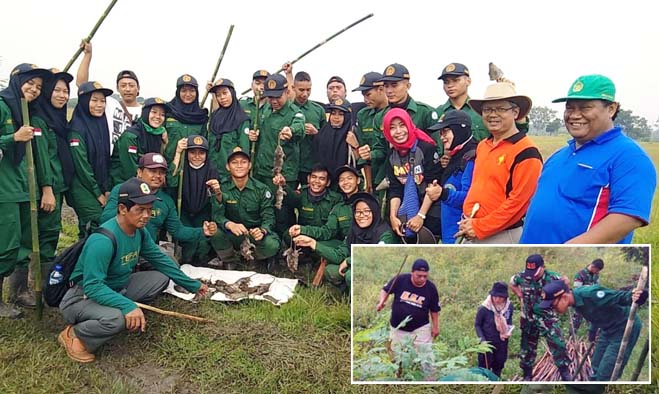 Optimalisasi LTT, Mahasiswa Polbangtan YoMa `Gropyok` Tikus di Lahan 62 Ha